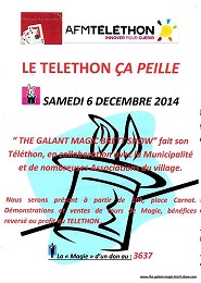 Affiche telethon 2014 peille
